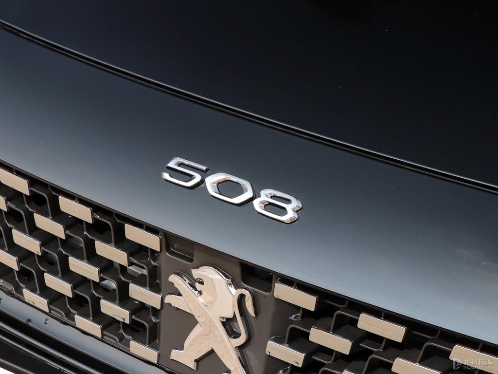 碳晶黑標(biāo)致508車頭外觀圖片