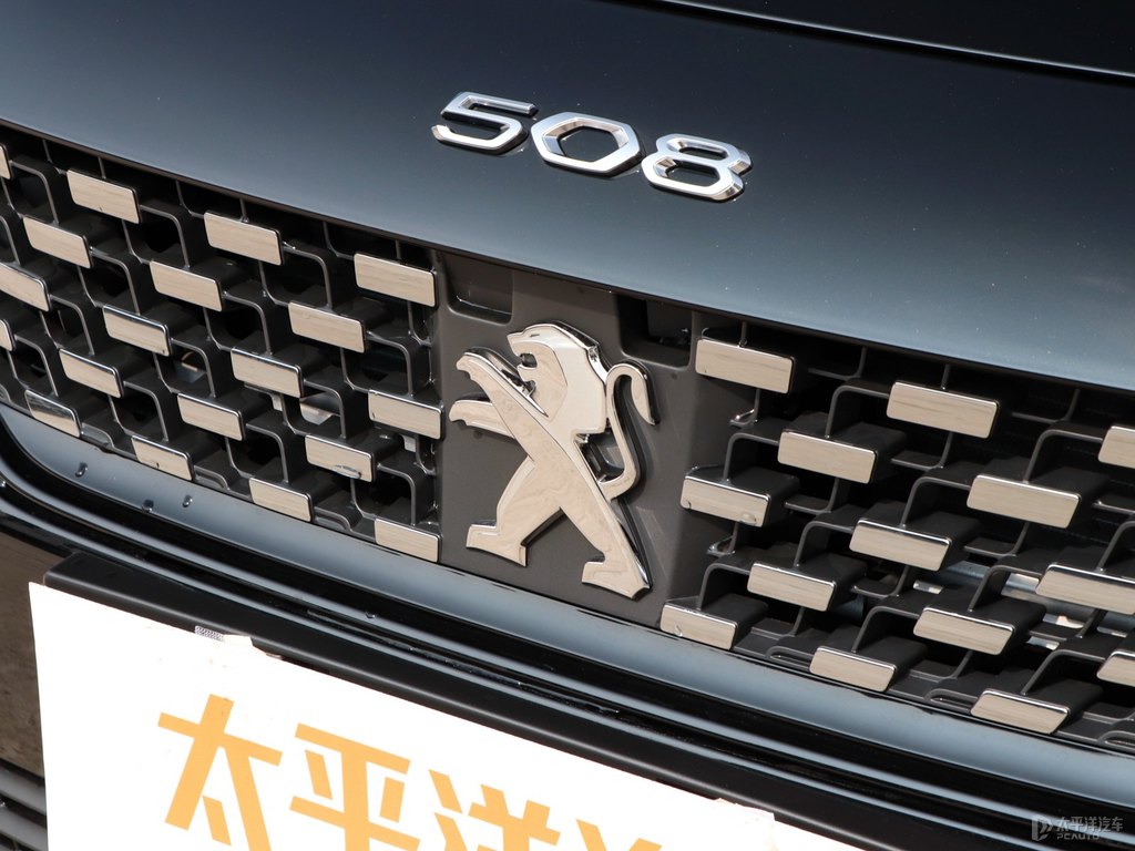 碳晶黑標致508車頭外觀圖片