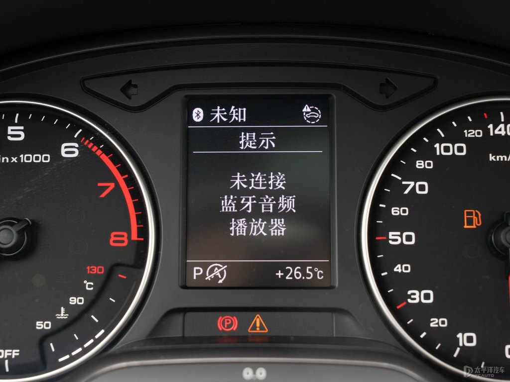 鸚鵡藍(lán)奧迪Q2L中控內(nèi)飾圖片