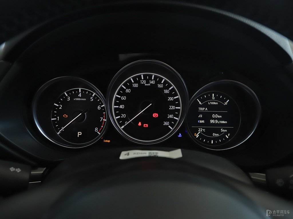 珠光白馬自達CX-5中控內(nèi)飾圖片