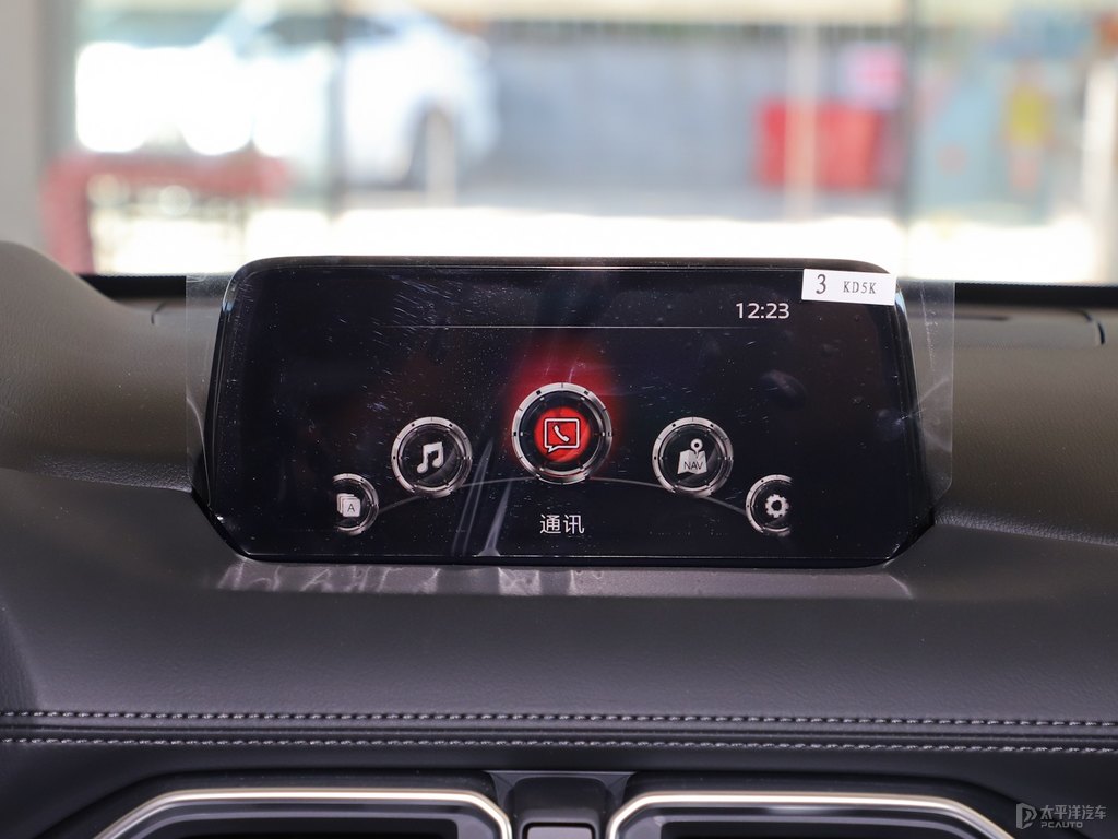 珠光白馬自達(dá)CX-5中控內(nèi)飾圖片