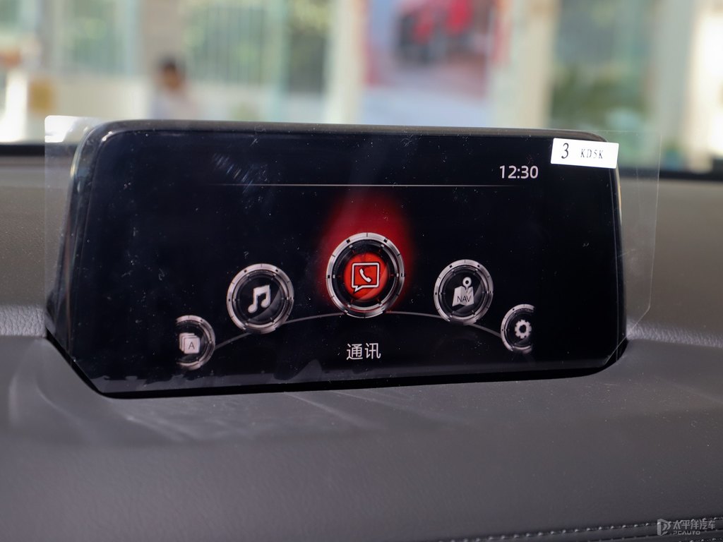 珠光白馬自達(dá)CX-5中控內(nèi)飾圖片