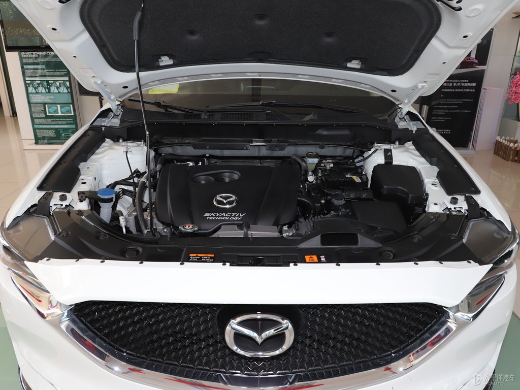珠光白馬自達(dá)CX-5發(fā)動(dòng)機(jī)其它細(xì)節(jié)圖片