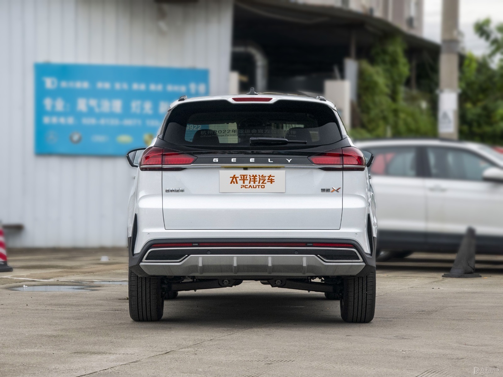 颯爽白博越整車外觀外觀圖片
