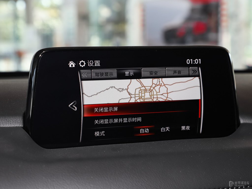 鉑鋼灰馬自達(dá)CX-5中控內(nèi)飾圖片