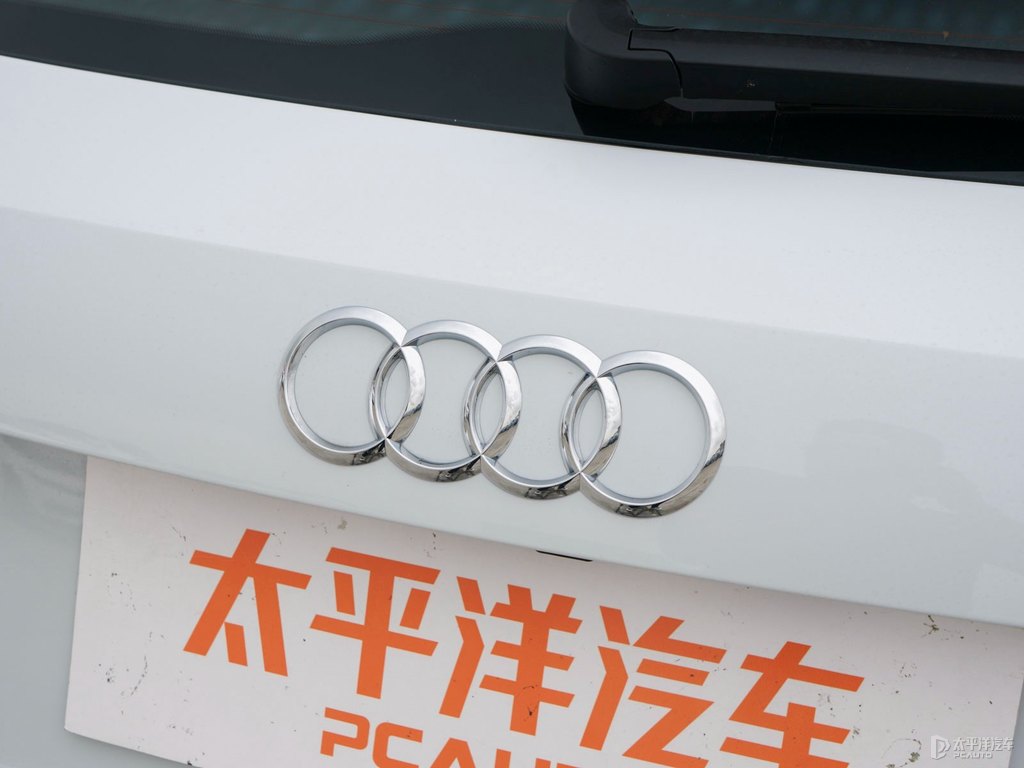 冰川白奧迪Q3車尾外觀圖片