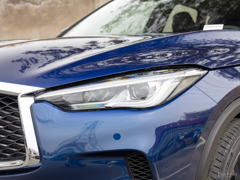 海浪藍(lán)英菲尼迪QX50車頭外觀圖片