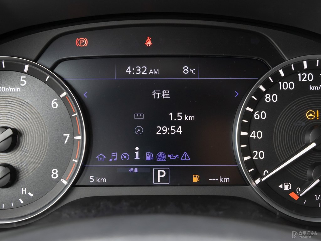海浪藍英菲尼迪QX50中控內(nèi)飾圖片