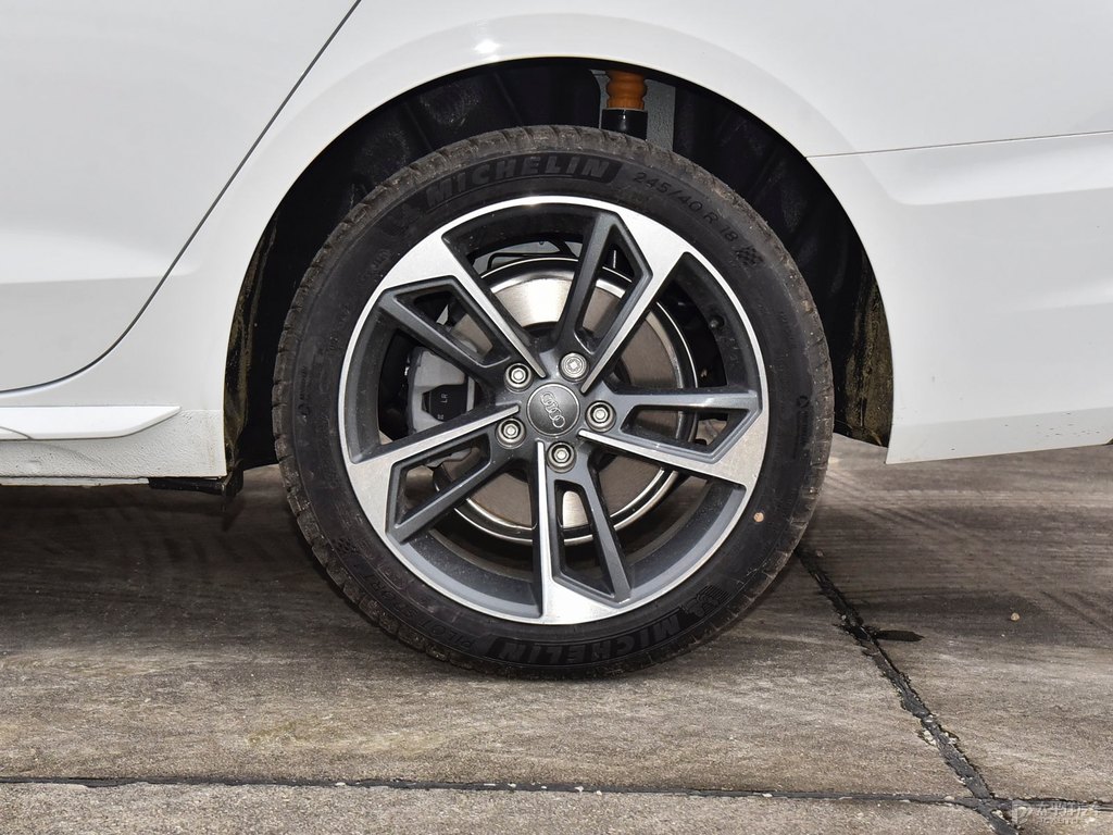 朱鷺白奧迪A4L車身外觀圖片