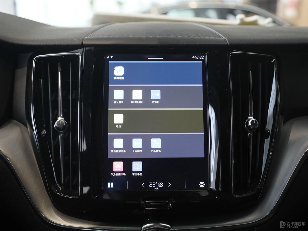 水晶白沃爾沃XC60中控內飾圖片