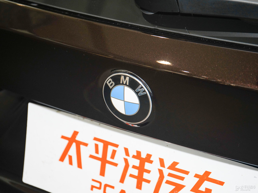 星光棕寶馬X1車尾外觀圖片