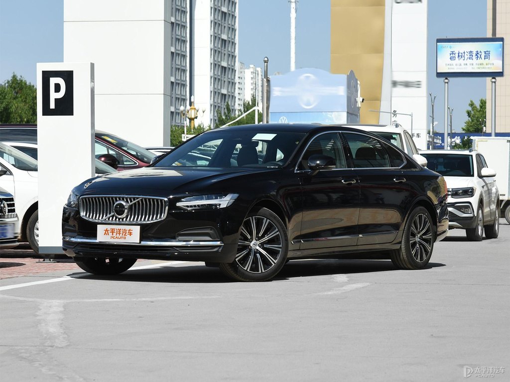 瑪瑙黑沃爾沃S90整車外觀外觀圖片