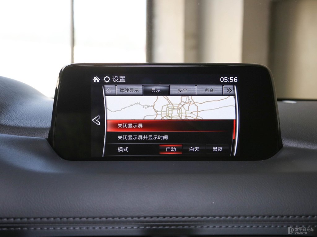 鉑鋼灰馬自達(dá)CX-5中控內(nèi)飾圖片