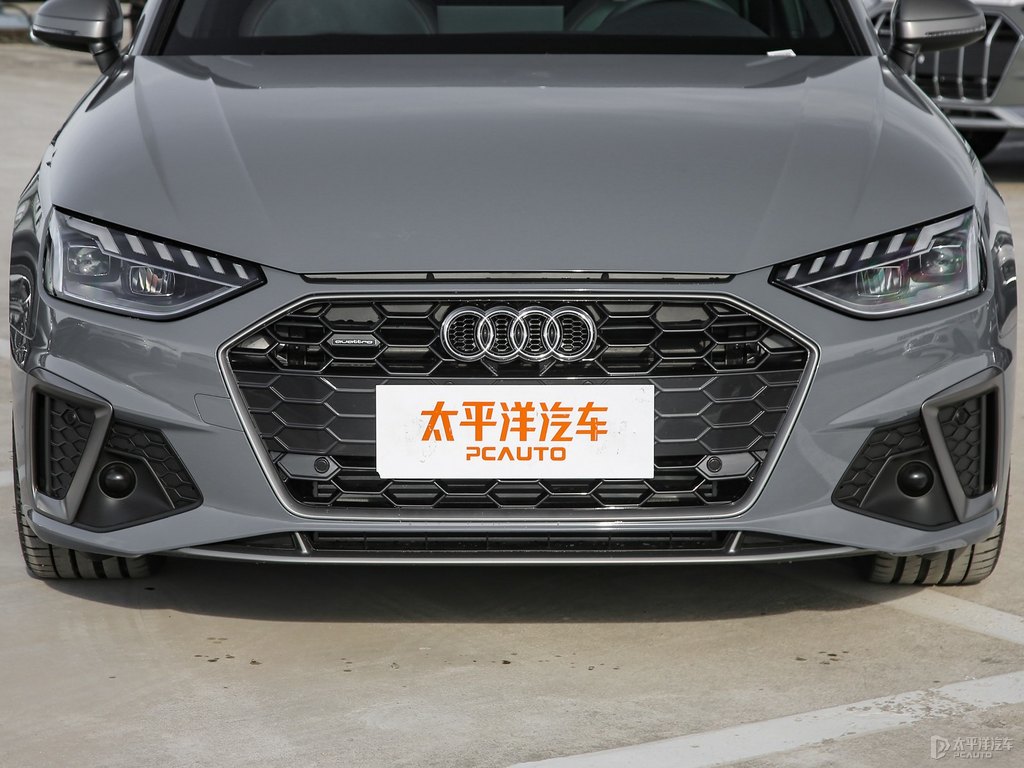 凱莫拉灰奧迪A4L車頭外觀圖片