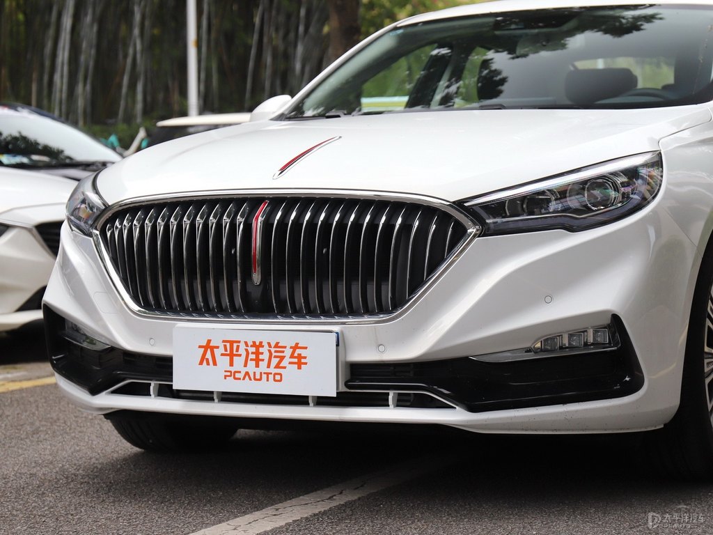 珠光白紅旗H5經(jīng)典車頭外觀圖片