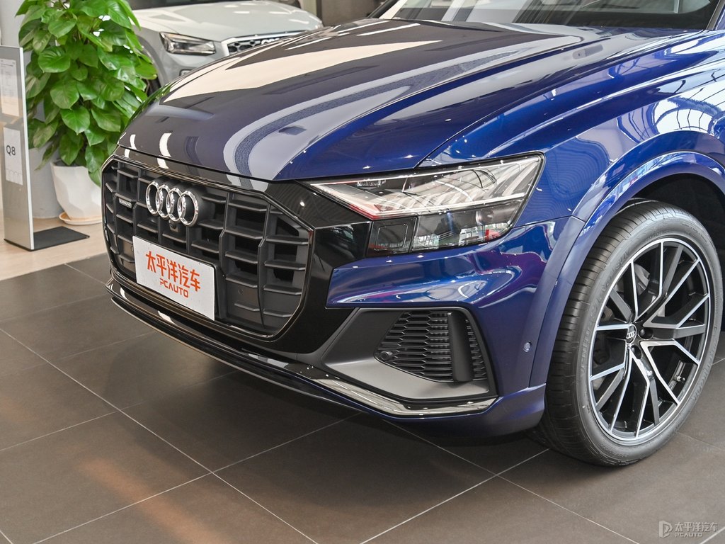 納瓦拉藍奧迪Q8車頭外觀圖片