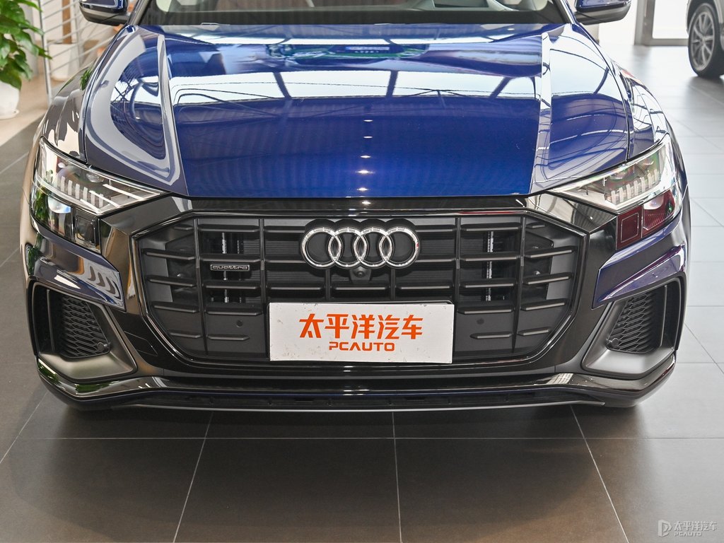 納瓦拉藍奧迪Q8車頭外觀圖片