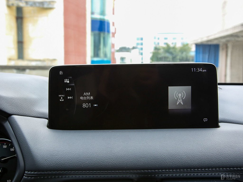 鉑鋼灰馬自達(dá)CX-5中控內(nèi)飾圖片