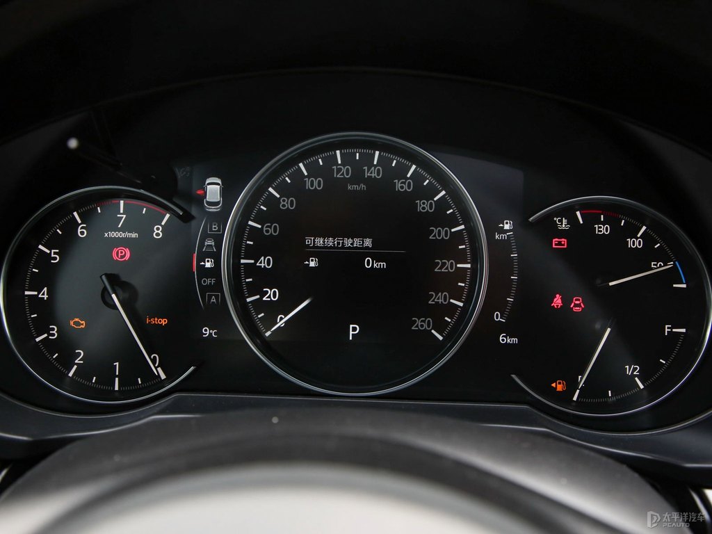 鉑鋼灰馬自達(dá)CX-5中控內(nèi)飾圖片