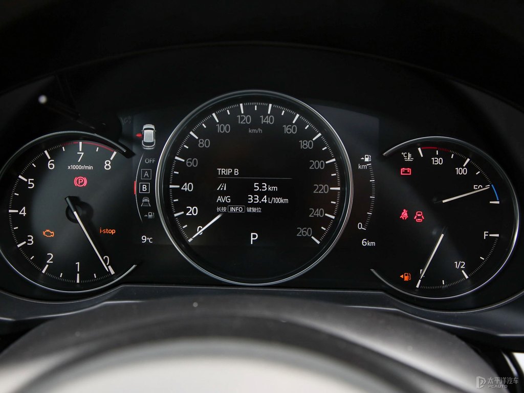鉑鋼灰馬自達CX-5中控內(nèi)飾圖片