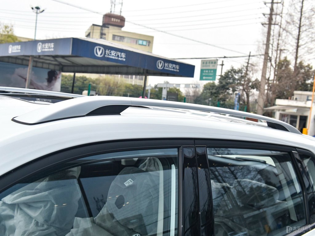 閃光冰晶白長安CS35PLUS車身外觀圖片