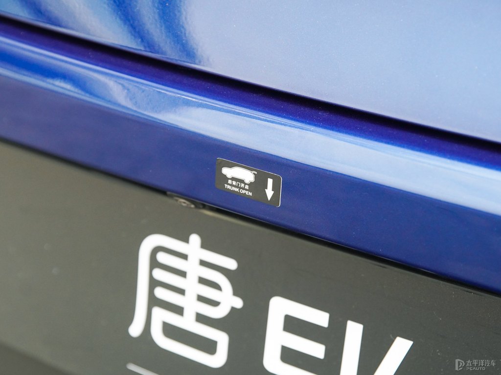 極光藍唐新能源車尾外觀圖片