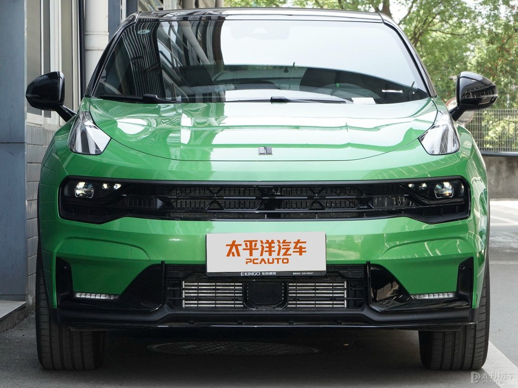 黑色+綠色領(lǐng)克05車頭外觀圖片