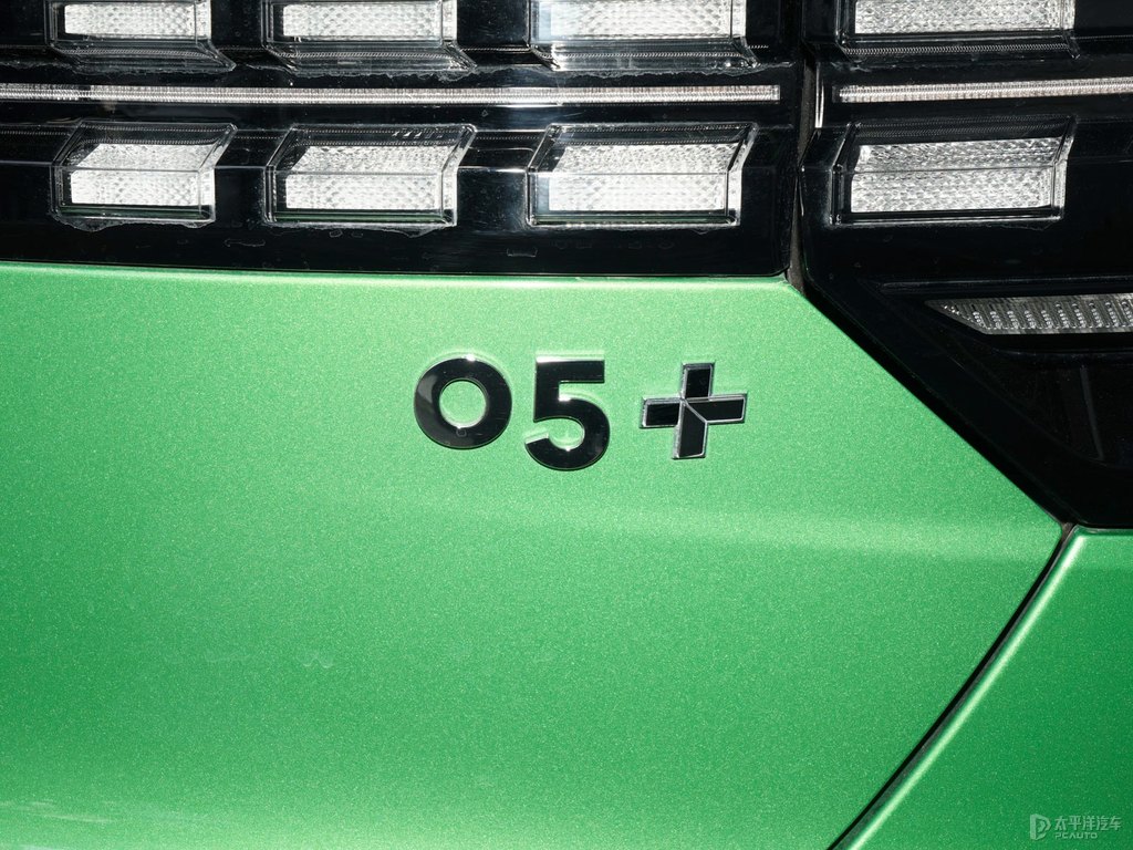 黑色+綠色領(lǐng)克05車尾外觀圖片