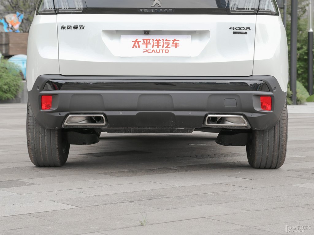 黑色+珠光白標(biāo)致4008車尾外觀圖片