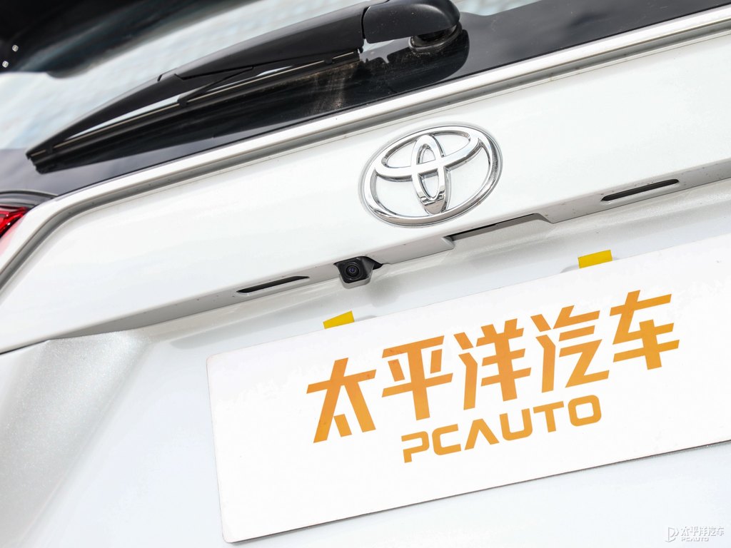 鉑金白RAV4榮放車尾外觀圖片