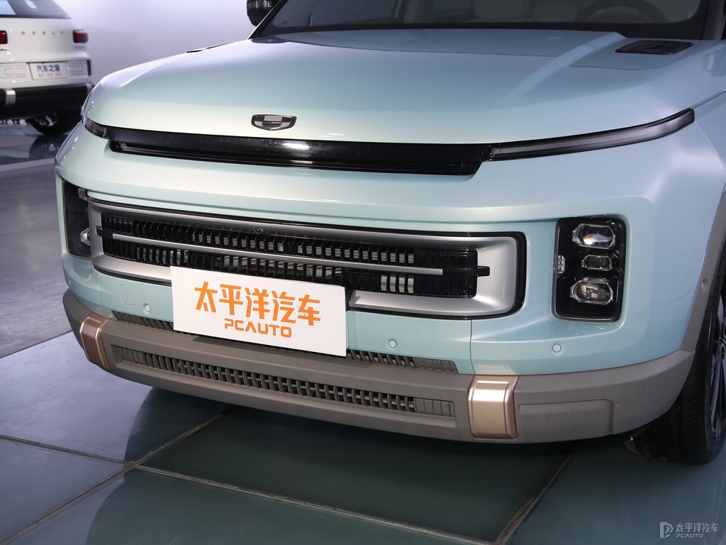 薄荷青吉利ICON車(chē)頭外觀(guān)圖片
