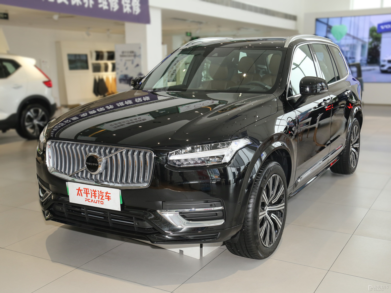 沃尔沃xc90新能源外观图片