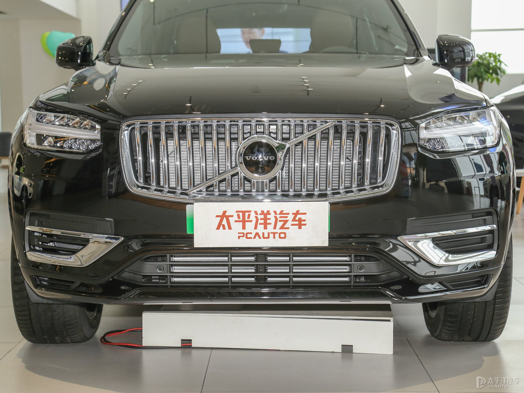 瑪瑙黑沃爾沃XC90新能源車頭外觀圖片