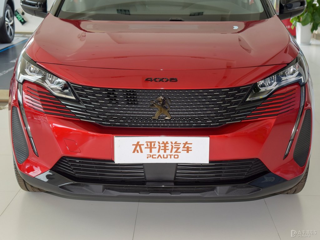 黑色+熾熱紅標致4008車頭外觀圖片