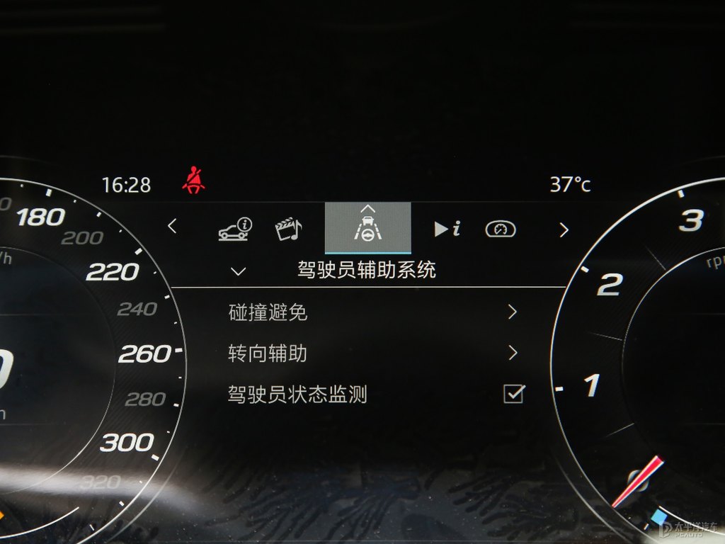 佛羅倫薩紅捷豹F-TYPE中控內(nèi)飾圖片