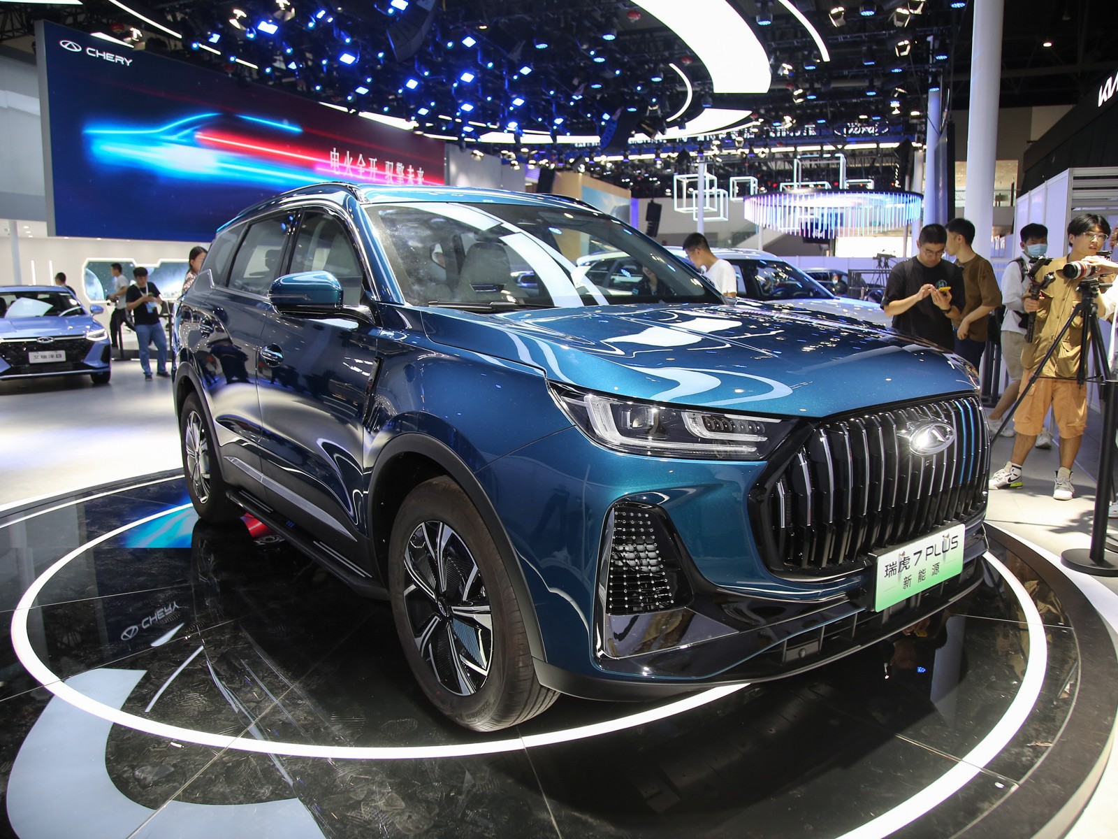 瑞虎7 PLUS新能源車展高清大圖