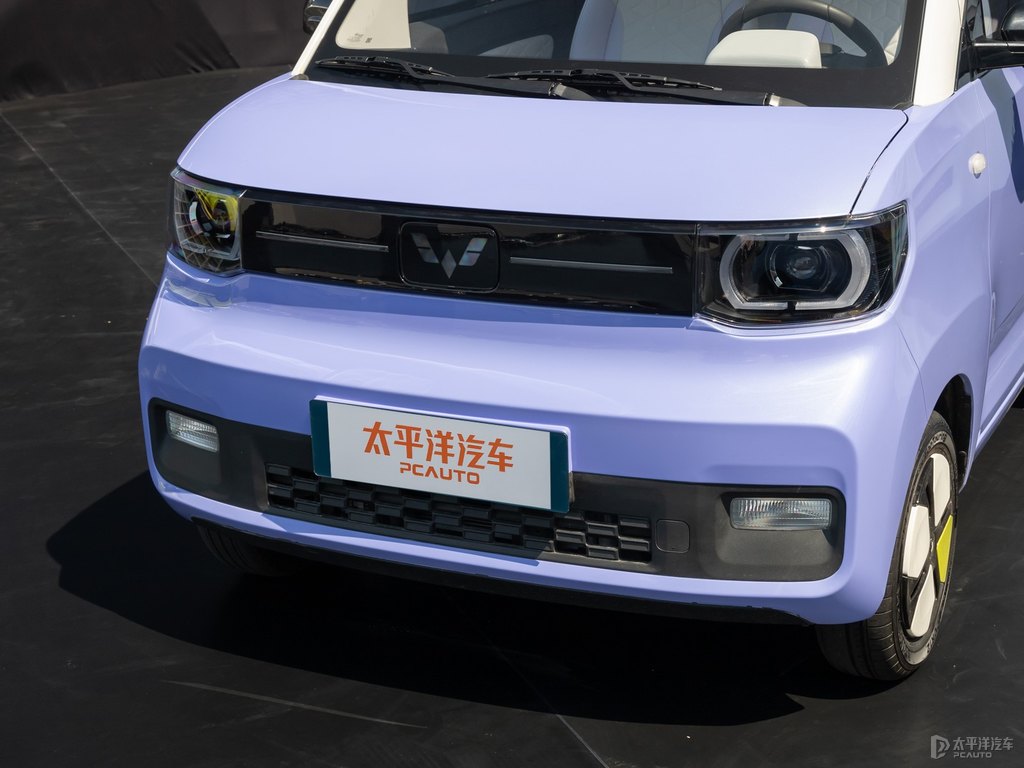 黑色+薰衣草紫宏光MINIEV車(chē)頭外觀圖片