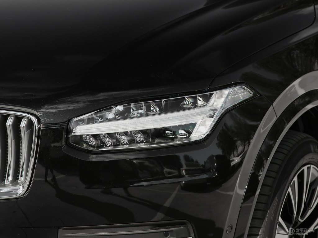 瑪瑙黑沃爾沃XC90新能源車頭外觀圖片