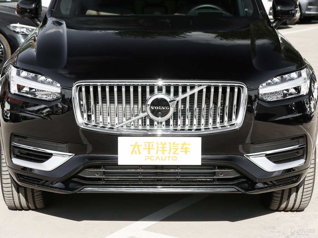 瑪瑙黑沃爾沃XC90新能源車頭外觀圖片