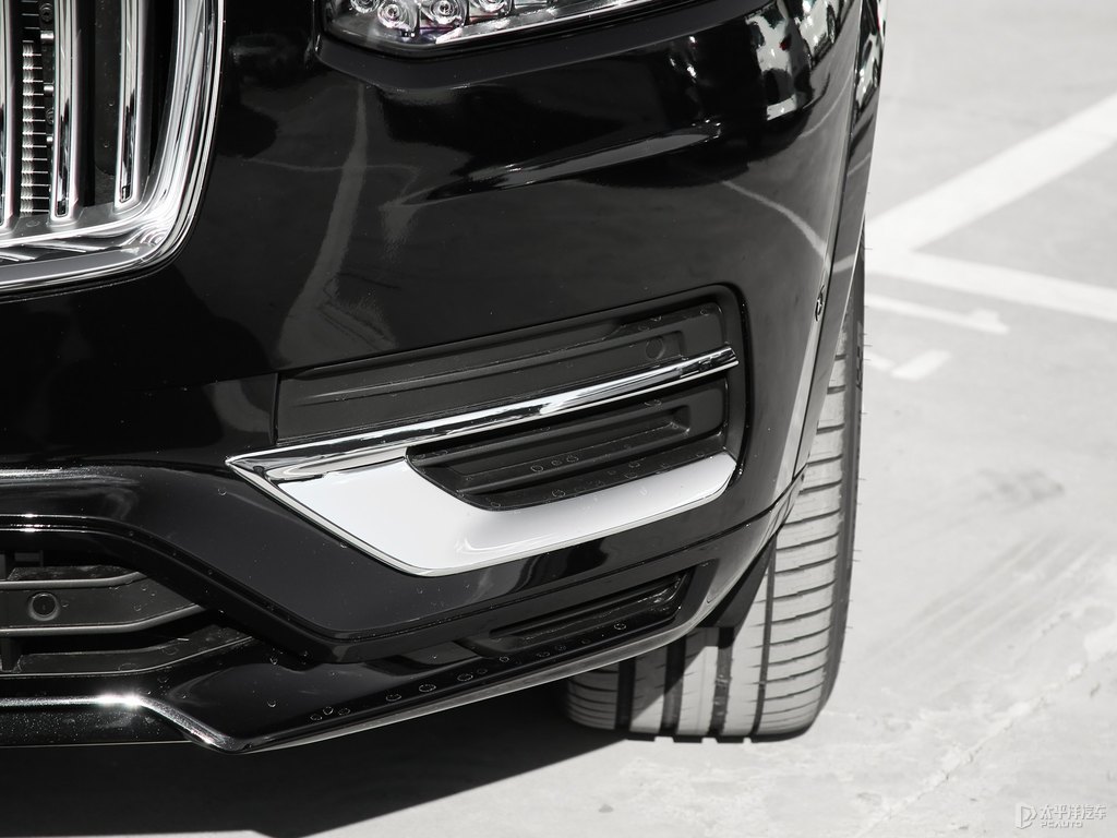 瑪瑙黑沃爾沃XC90新能源車頭外觀圖片