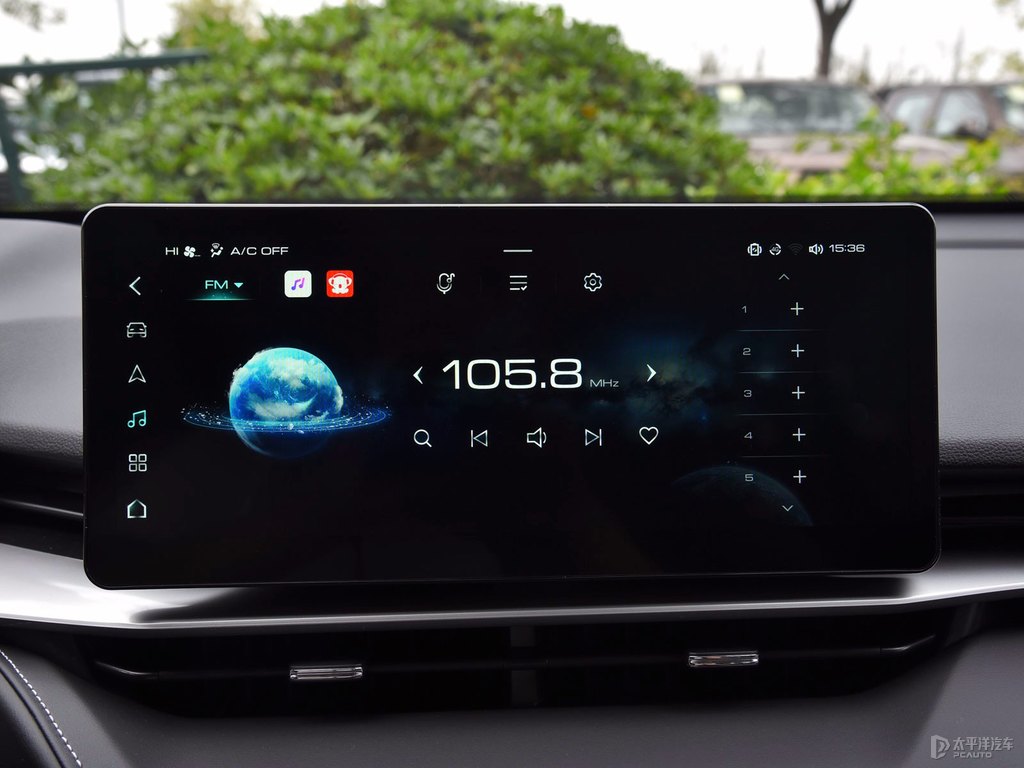 星云灰哈弗H6中控內飾圖片