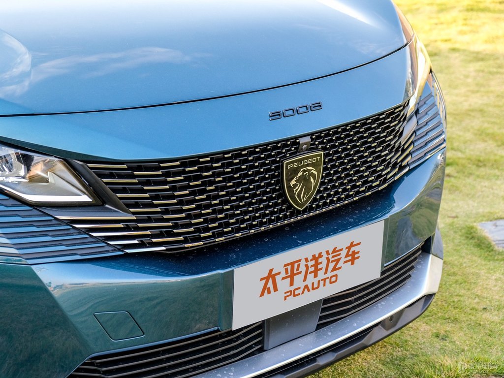 冰山藍(lán)標(biāo)致5008車(chē)頭外觀圖片