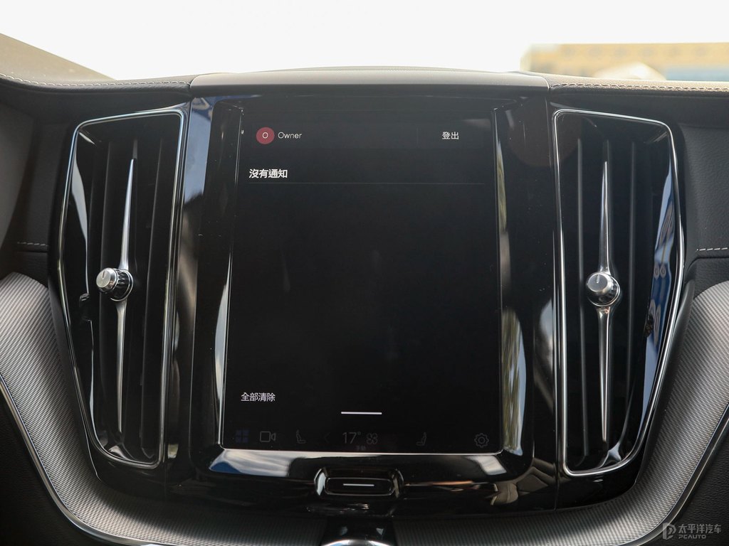 水晶白沃爾沃XC60中控內飾圖片