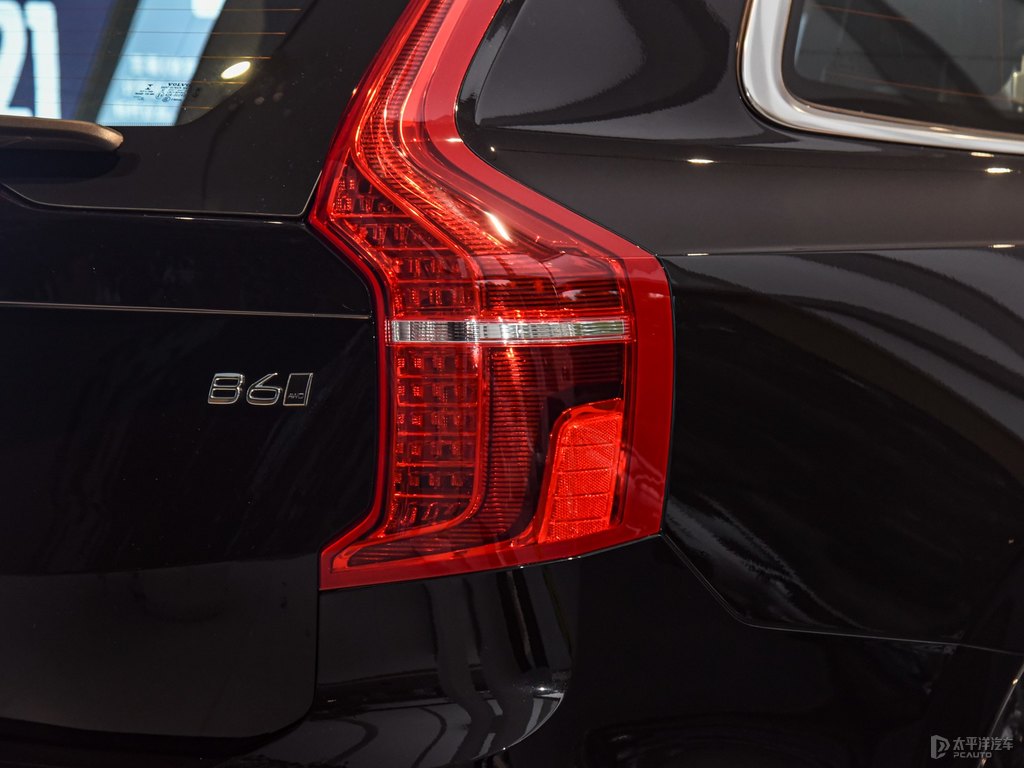 瑪瑙黑沃爾沃XC90車尾外觀圖片