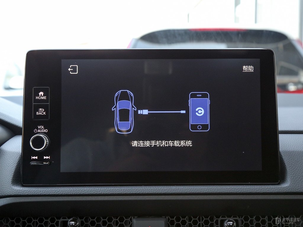 晶耀白本田CR-V中控內(nèi)飾圖片
