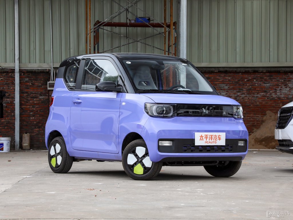 黑色+薰衣草紫宏光MINIEV整車外觀外觀圖片