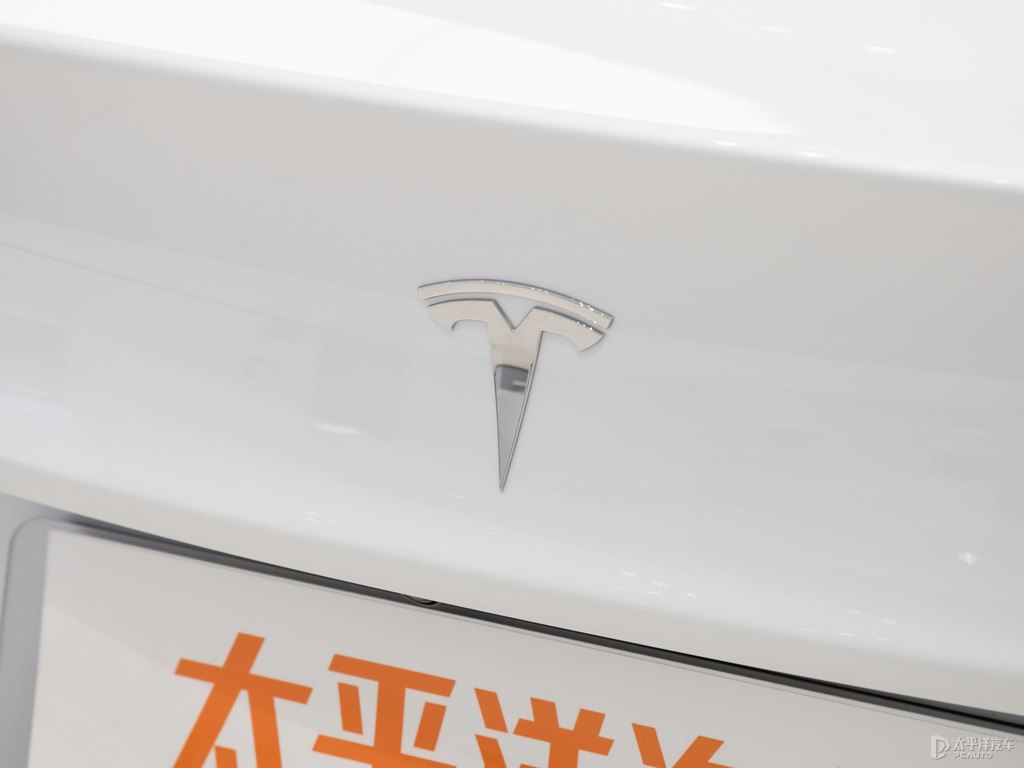 珍珠白Model 3車尾外觀圖片