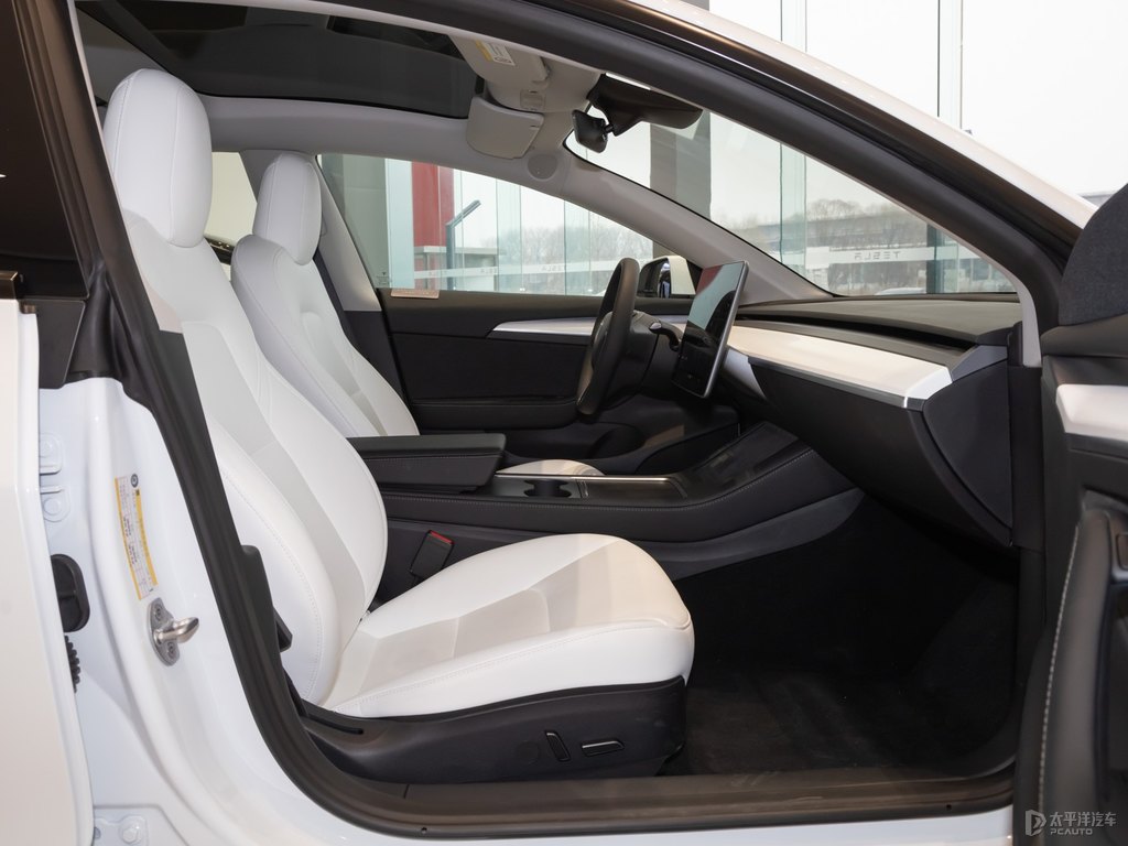 珍珠白Model 3駕乘空間空間圖片