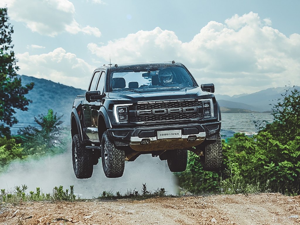硬核黑福特F-150整車(chē)外觀(guān)外觀(guān)圖片