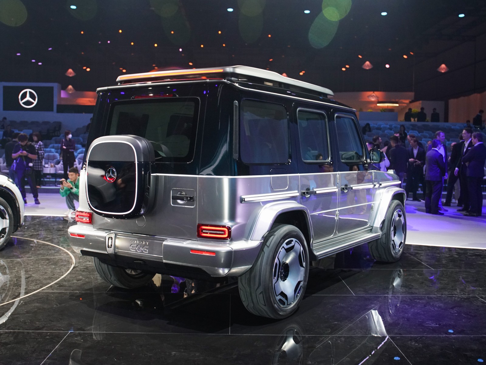 奔馳G級(jí)新能源車展高清大圖